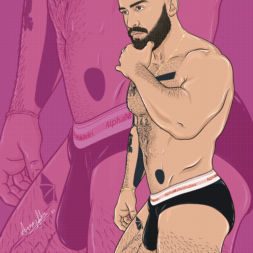 Illustrations of Francois Sagat By Artistic John