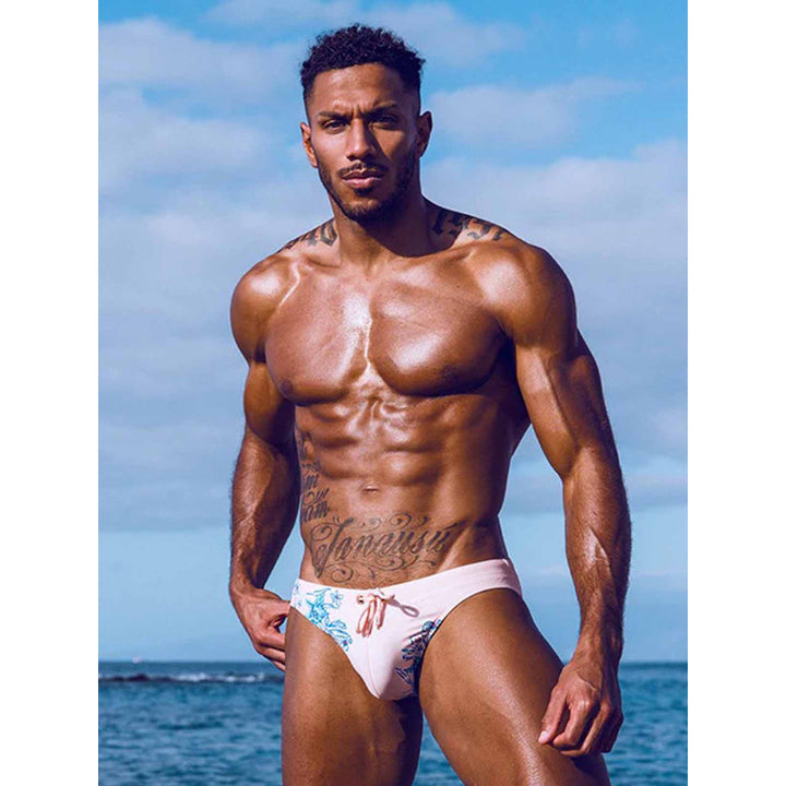 2EROS PRINT V20 SWIM BRIEFS SWIMWEAR TAHITI PEACH
