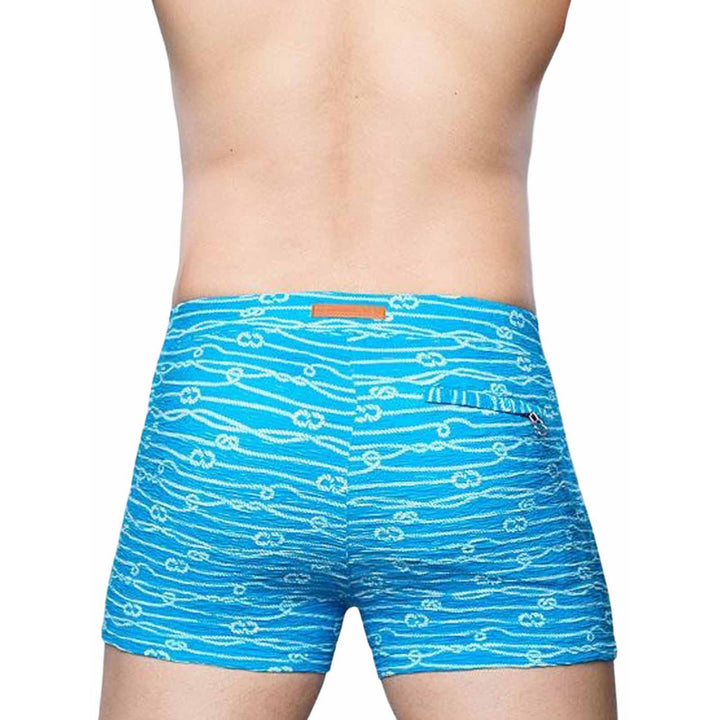 2EROS V20 PRINT SWIM TRUNK SWIMWEAR MANROPE BLUE