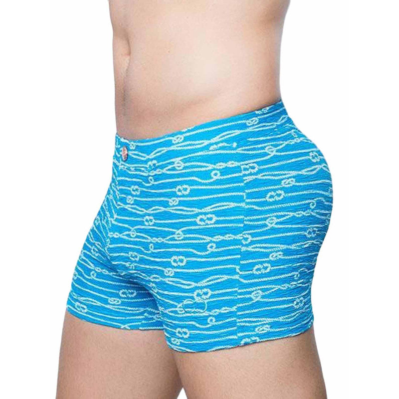 2EROS V20 PRINT SWIM TRUNK SWIMWEAR MANROPE BLUE