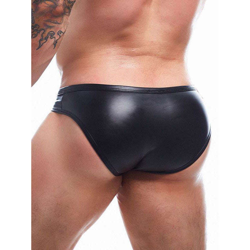 CUT4MEN BL4CK SNAP ERGONOMIC BRIEF UNDERWEAR BLACK