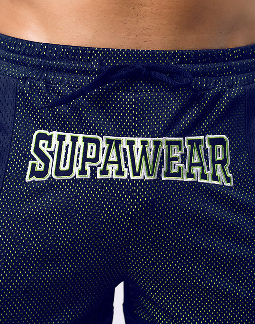 SUPAWEAR SWISH MESH SHORTS NEON GREEN