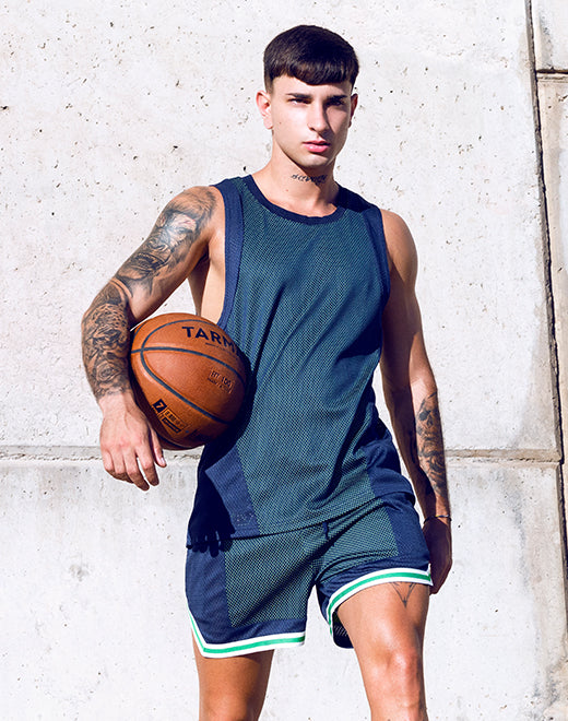 SUPAWEAR SWISH MESH SINGLET NEON GREEN