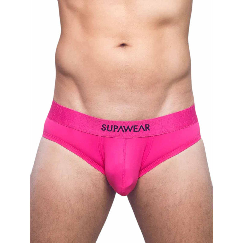 SUPAWEAR NEON BRIEF UNDERWEAR NEON PINK
