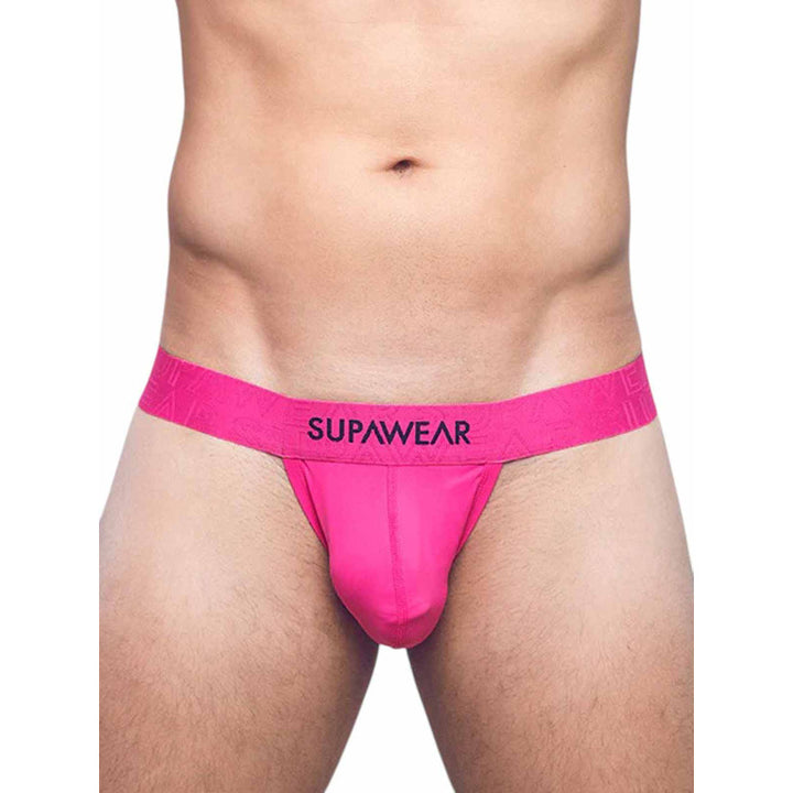 SUPAWEAR NEON THONG UNDERWEAR NEON PINK