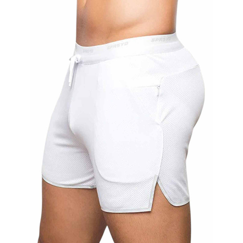 SUPAWEAR SPR RACER SHORTS WHITE