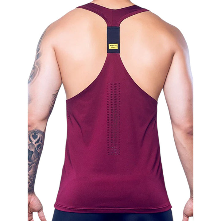 SUPAWEAR SPR Y-TANK TOP DEEP PURPLE