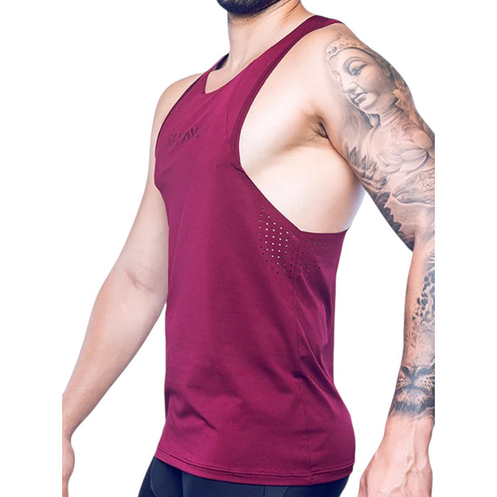 SUPAWEAR SPR Y-TANK TOP DEEP PURPLE