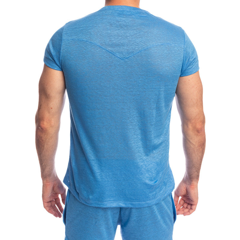Nieuport Bleu - Round Neck T-shirt