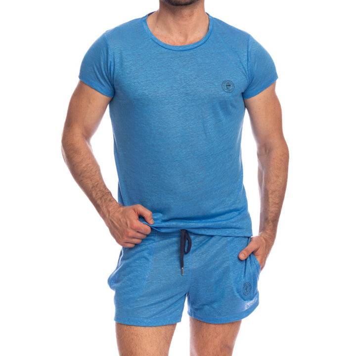 Nieuport Bleu - Round Neck T-shirt