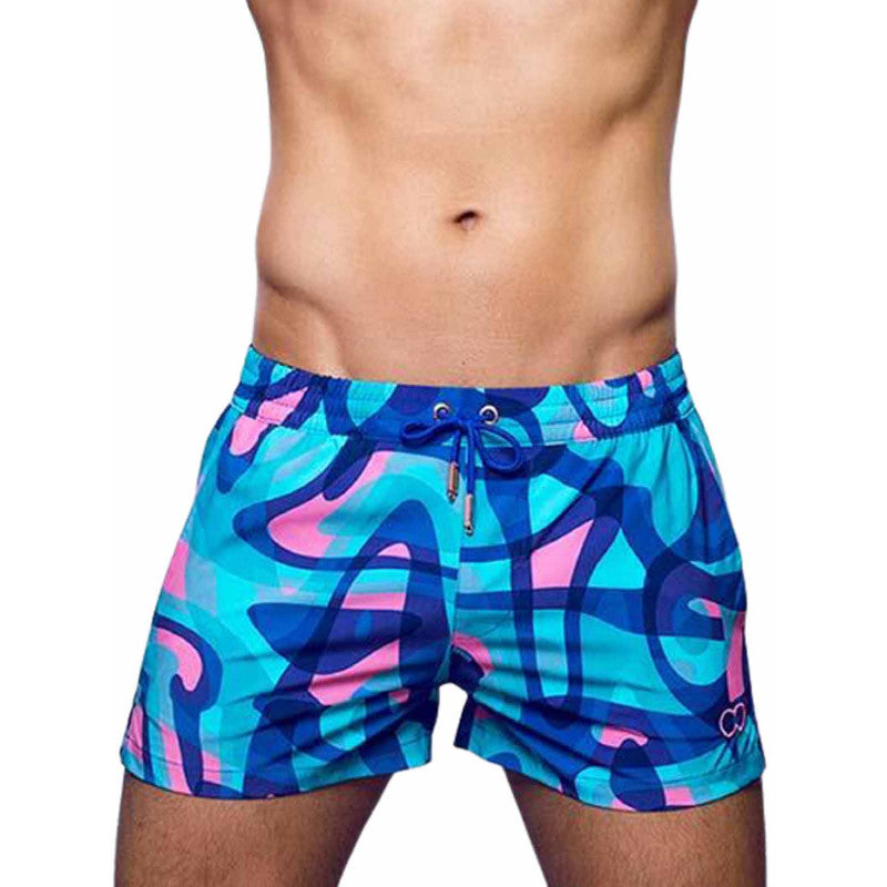 2EROS PRINT SWIMSHORTS S50 KAI BLUE