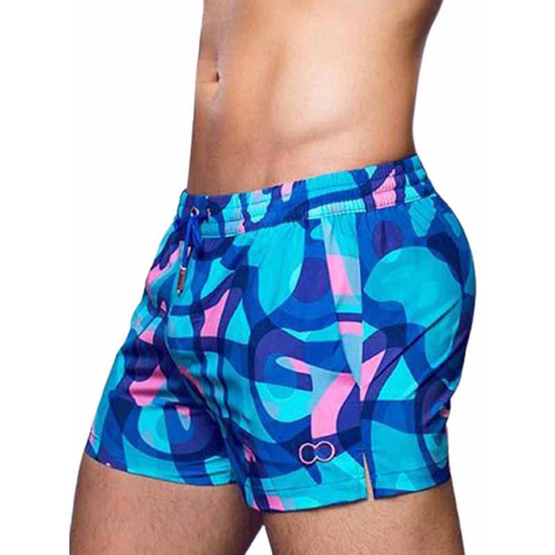 2EROS PRINT SWIMSHORTS S50 KAI BLUE