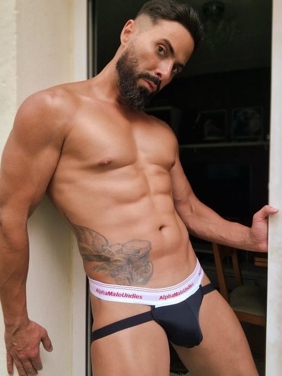 Our Good Friend Rocco Hard in AMU PURE enhancing Boxers – AlphaMaleUndies