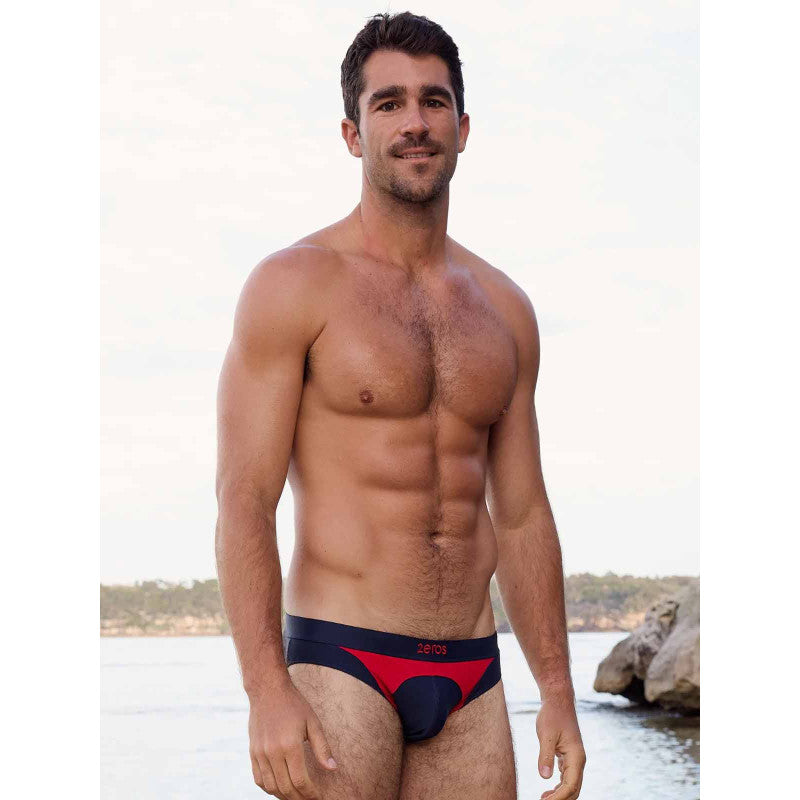 2EROS RACER AKTIV SWIM BRIEF NAVY/RED