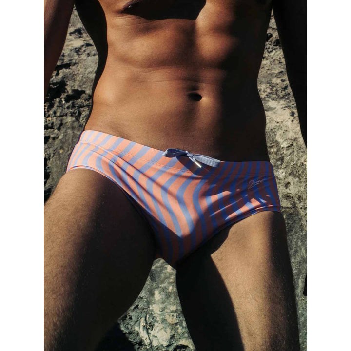 2EROS V40 PRINTED SWIM BRIEFS SUNGA DOLCE PURPLE