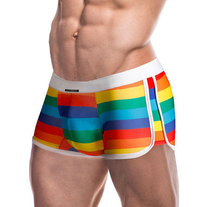 CUT4MEN ATHLETIC TRUNK UNDERWEAR RAINBOW