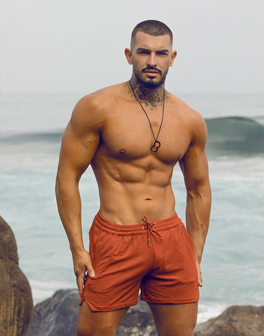 2eros S90 Textured Shorts - Signet Carmine