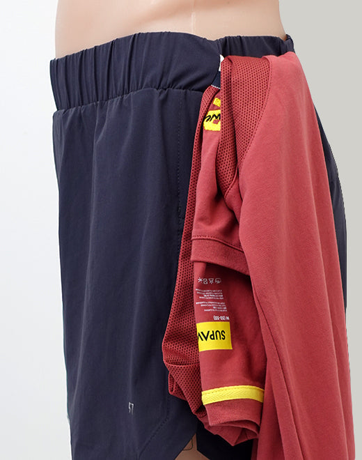 Supawear 4.5” High Split Shorts - Black Onyx