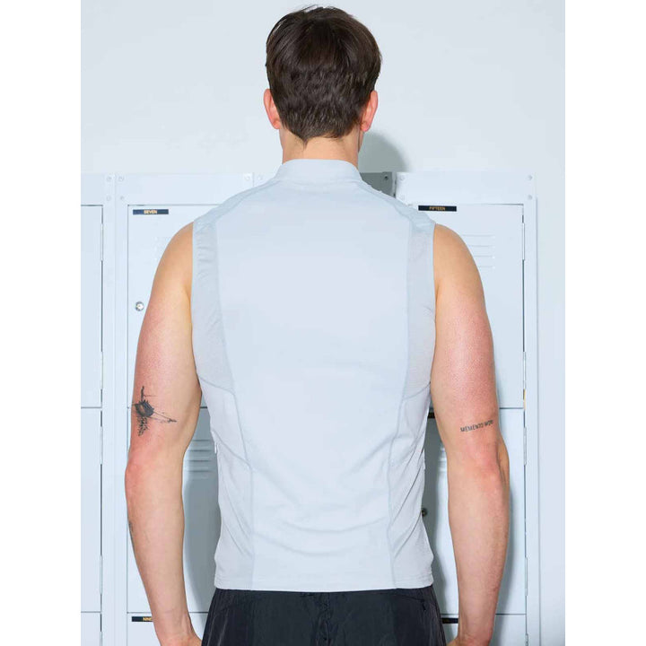 SUPAWEAR GYM2STREET ZIP-UP VEST GREY