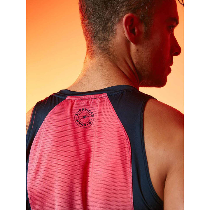 SUPAWEAR SPR PERFORMANCE GRADIENT SINGLET TANK TOP RAINBOW