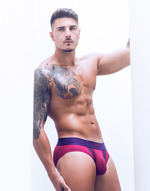 2EROS CRONUS BRIEF UNDERWEAR BEET RED