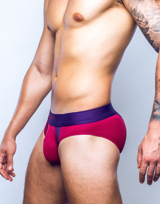 2EROS CRONUS BRIEF UNDERWEAR BEET RED