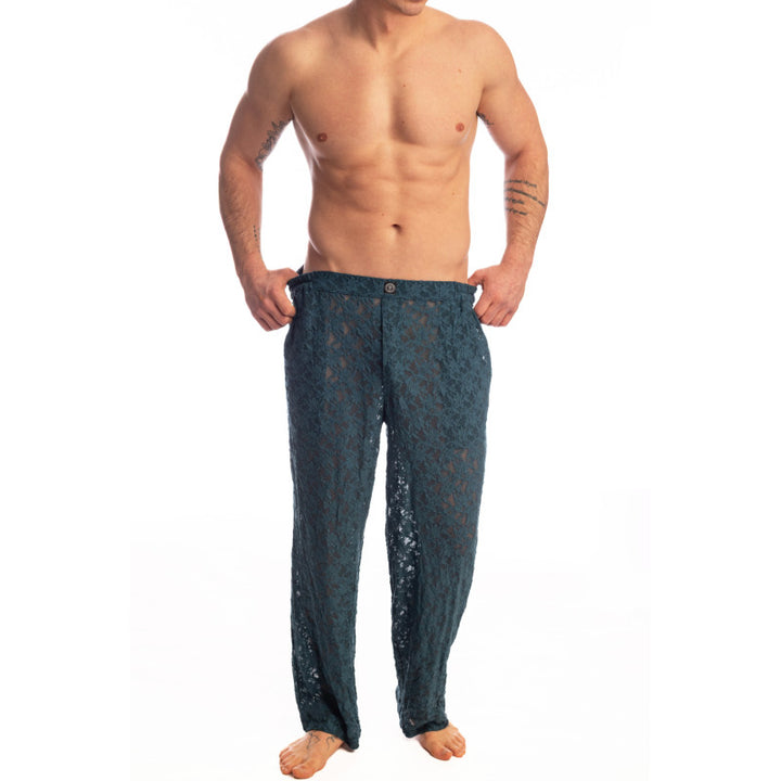 Delphinium- Flowy Trousers Pacific Blue